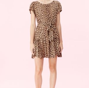 Rebecca Taylor Spring Leopard Jersey Dress